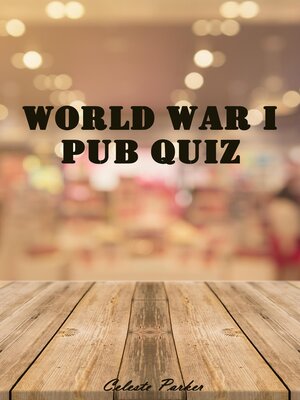 cover image of World War I Pub Quiz